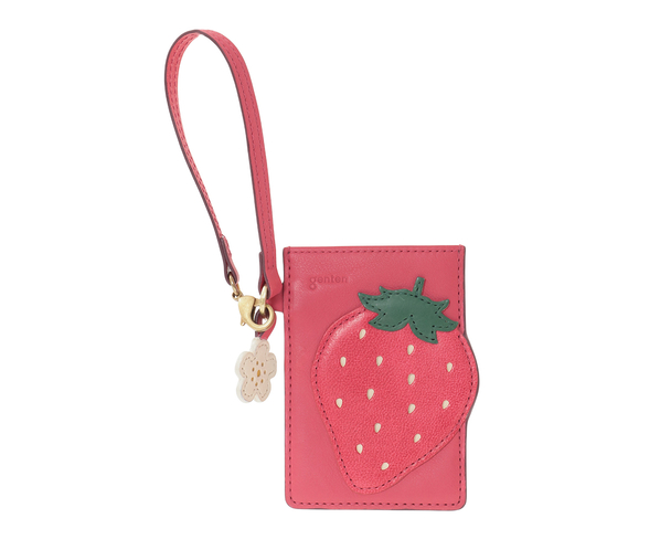 フルーツマーケット はみ出しパスケース 詳細画像 アカ 2