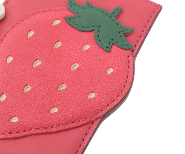 フルーツマーケット はみ出しパスケース 詳細画像 アカ 6