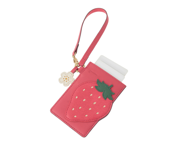 フルーツマーケット はみ出しパスケース 詳細画像 アカ 7