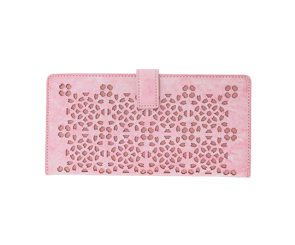 【新色】フラッターカットワーク 長財布 詳細画像 サクラピンク 2