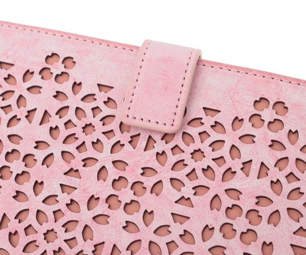 【新色】フラッターカットワーク 長財布 詳細画像 サクラピンク 5