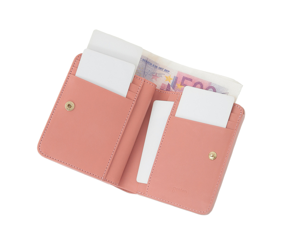 【新色】フラッターカットワーク 二つ折り財布 詳細画像 サクラピンク 10