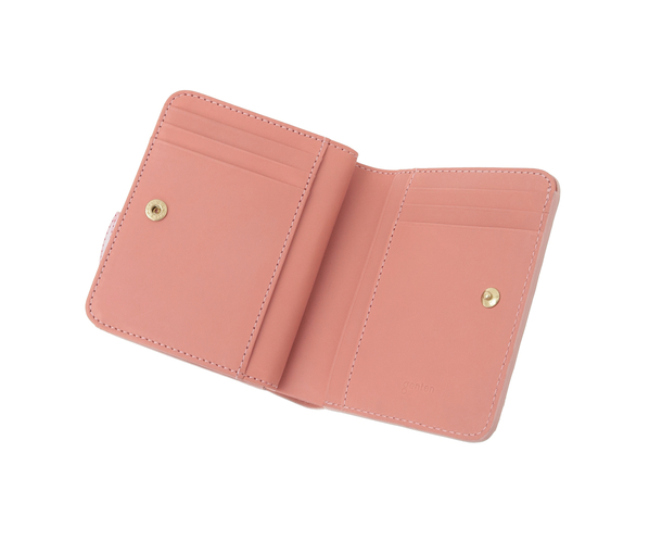 【新色】フラッターカットワーク 二つ折り財布 詳細画像 サクラピンク 8