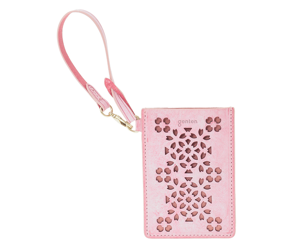 【新色】フラッターカットワーク パスケース 詳細画像 サクラピンク 2