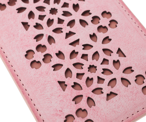 【新色】フラッターカットワーク パスケース 詳細画像 サクラピンク 7