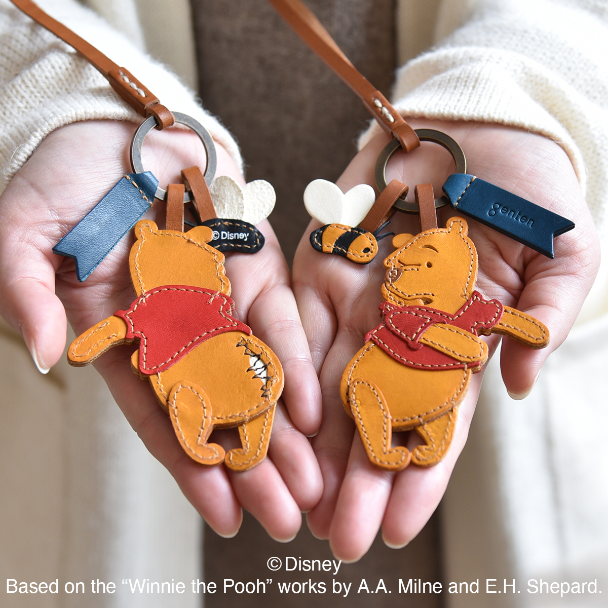 Disneyキャラクターの 「ワクワクチャーム」｜革財布、バッグのgenten